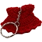 Porte-clé robe rouge
